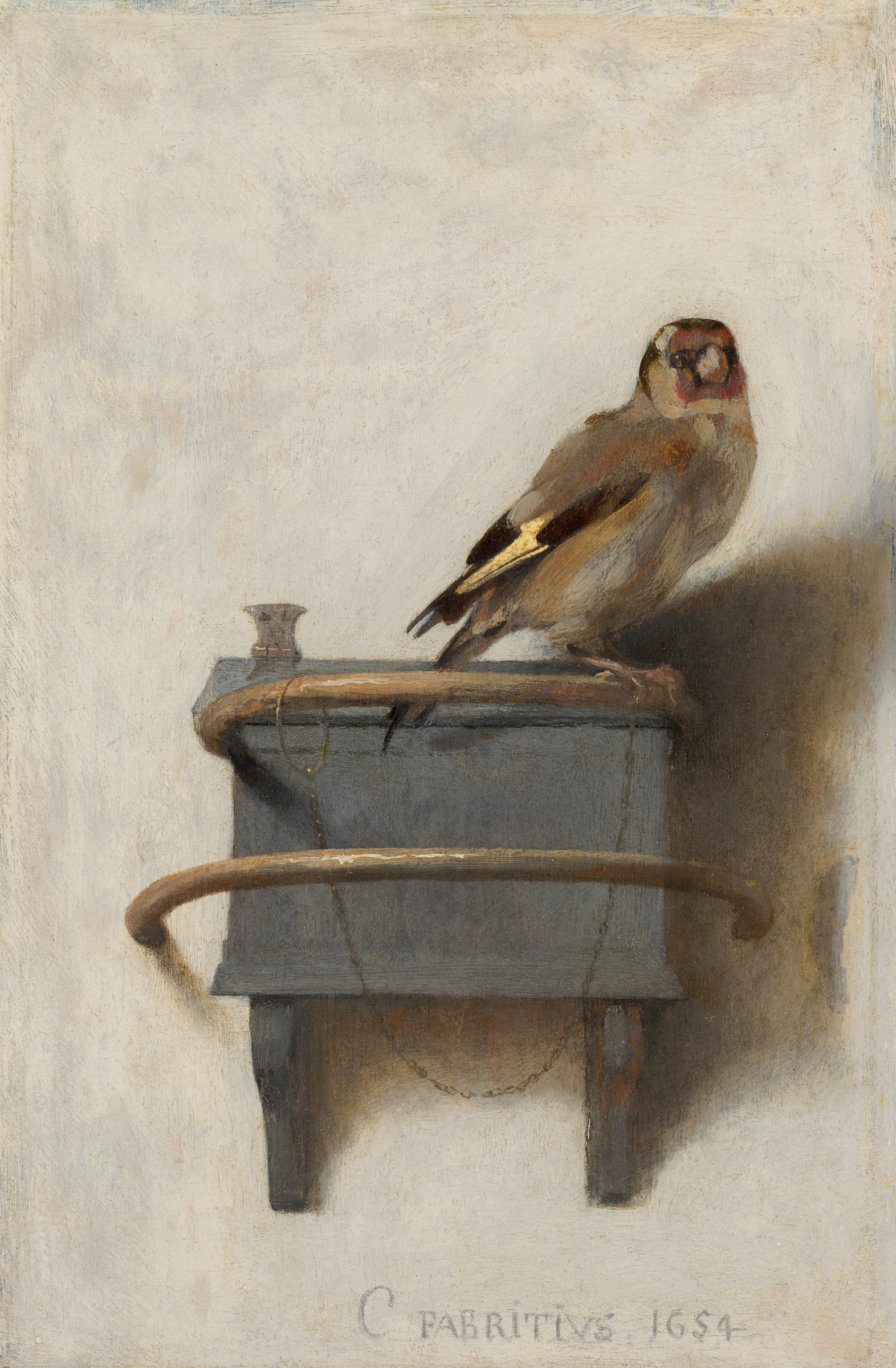 Het puttertje als voorbeeld van het werk van Carel Fabritius