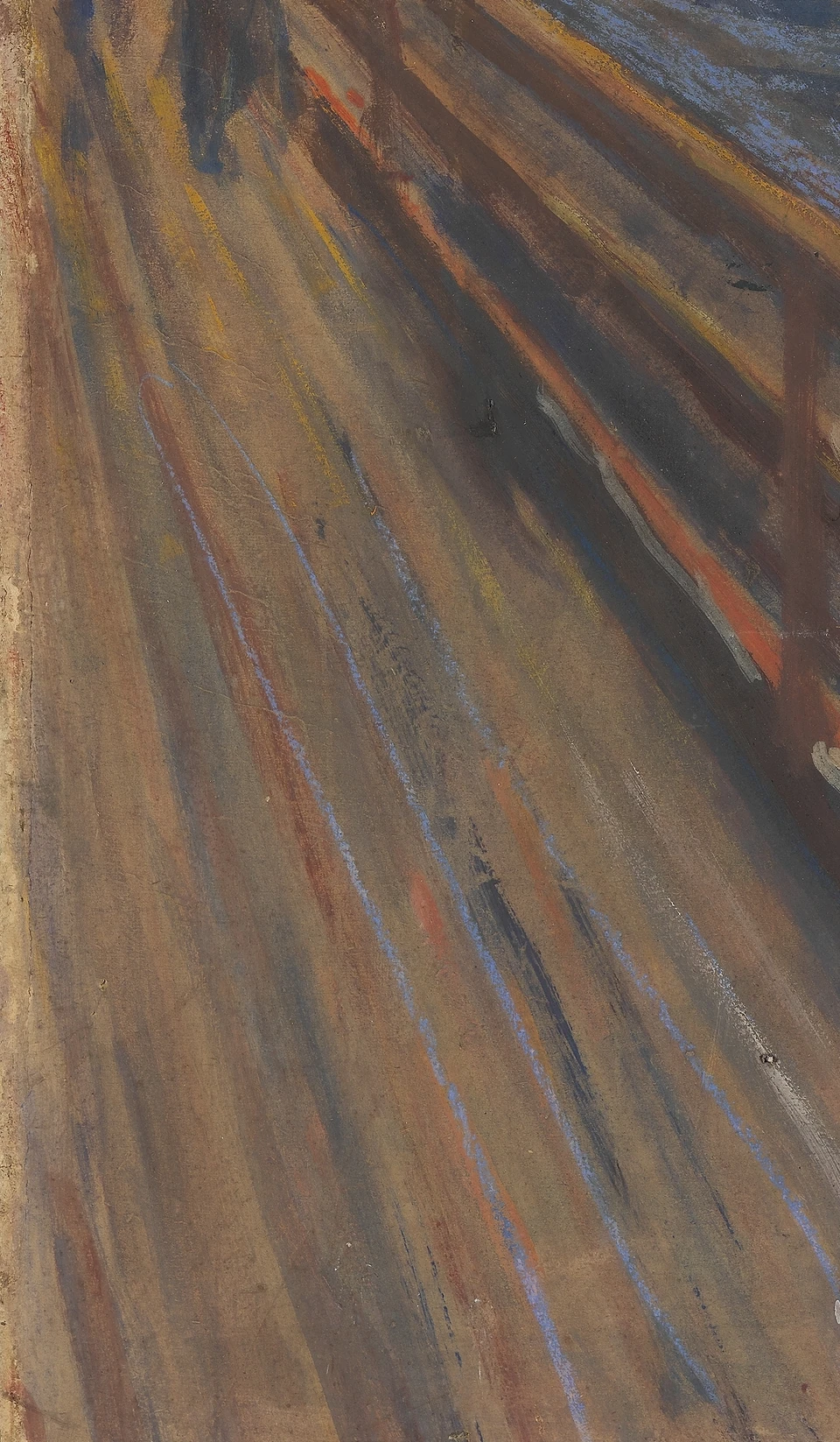 De balustrade in De Schreeuw van Edvard Munch