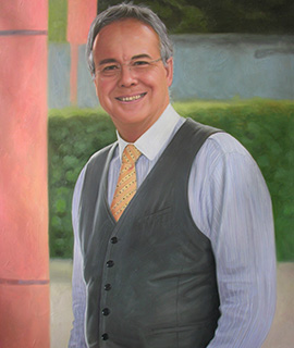 Handgeschilderd persoonlijk portret