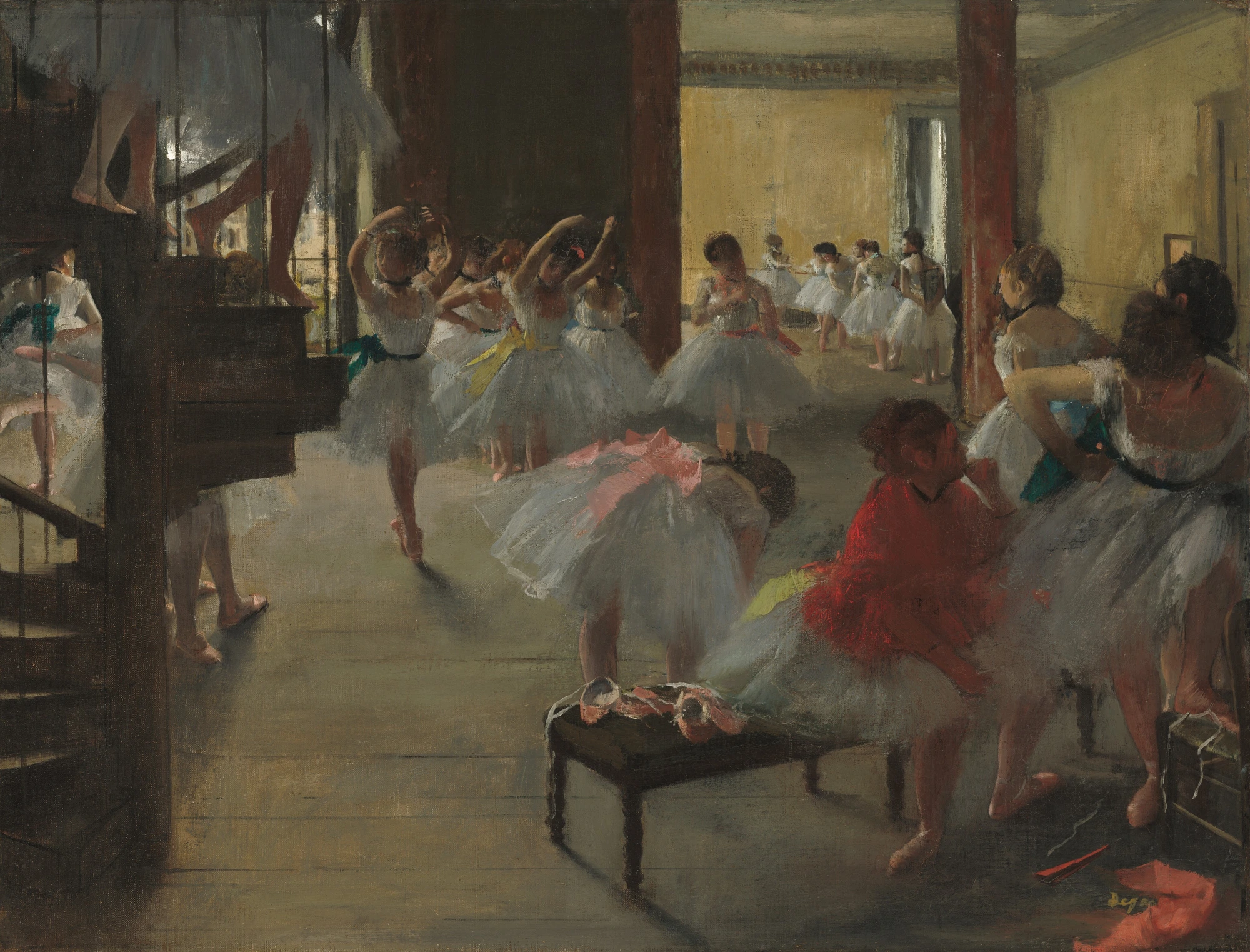 De balletklas van Edgar Degas