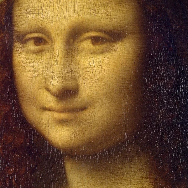 Subtiele glimlach in de Mona Lisa van Leonardo da Vinci