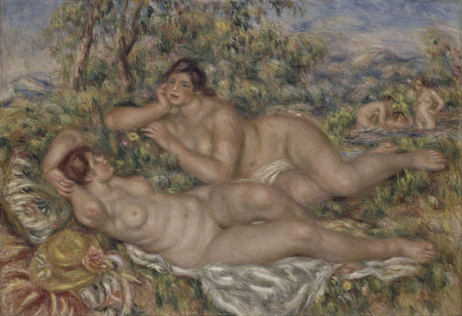 Bathers van Pierre-Auguste Renoir