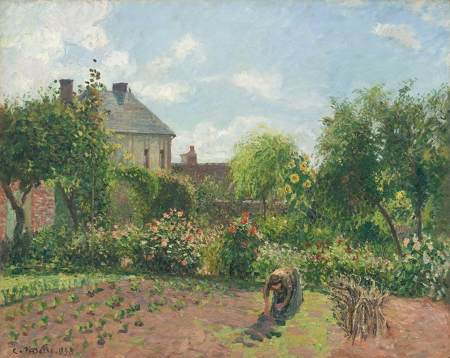 Catalogusafbeelding van De tuin van de kunstenaar in Éragny