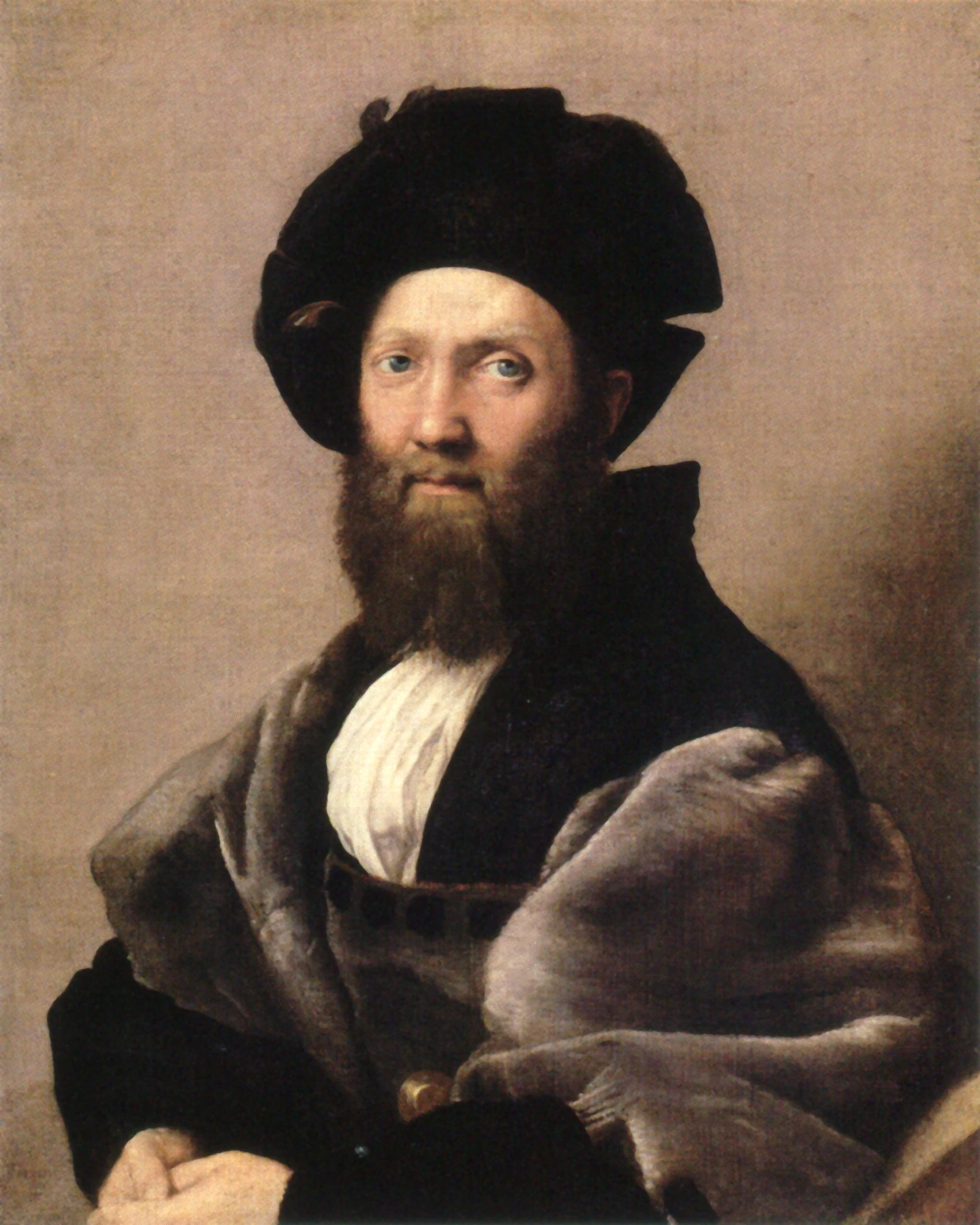 Portrait of Baldassare Castiglione van Raphael Sanzio