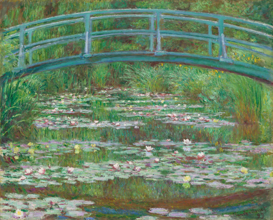De Japanse brug van Claude Monet