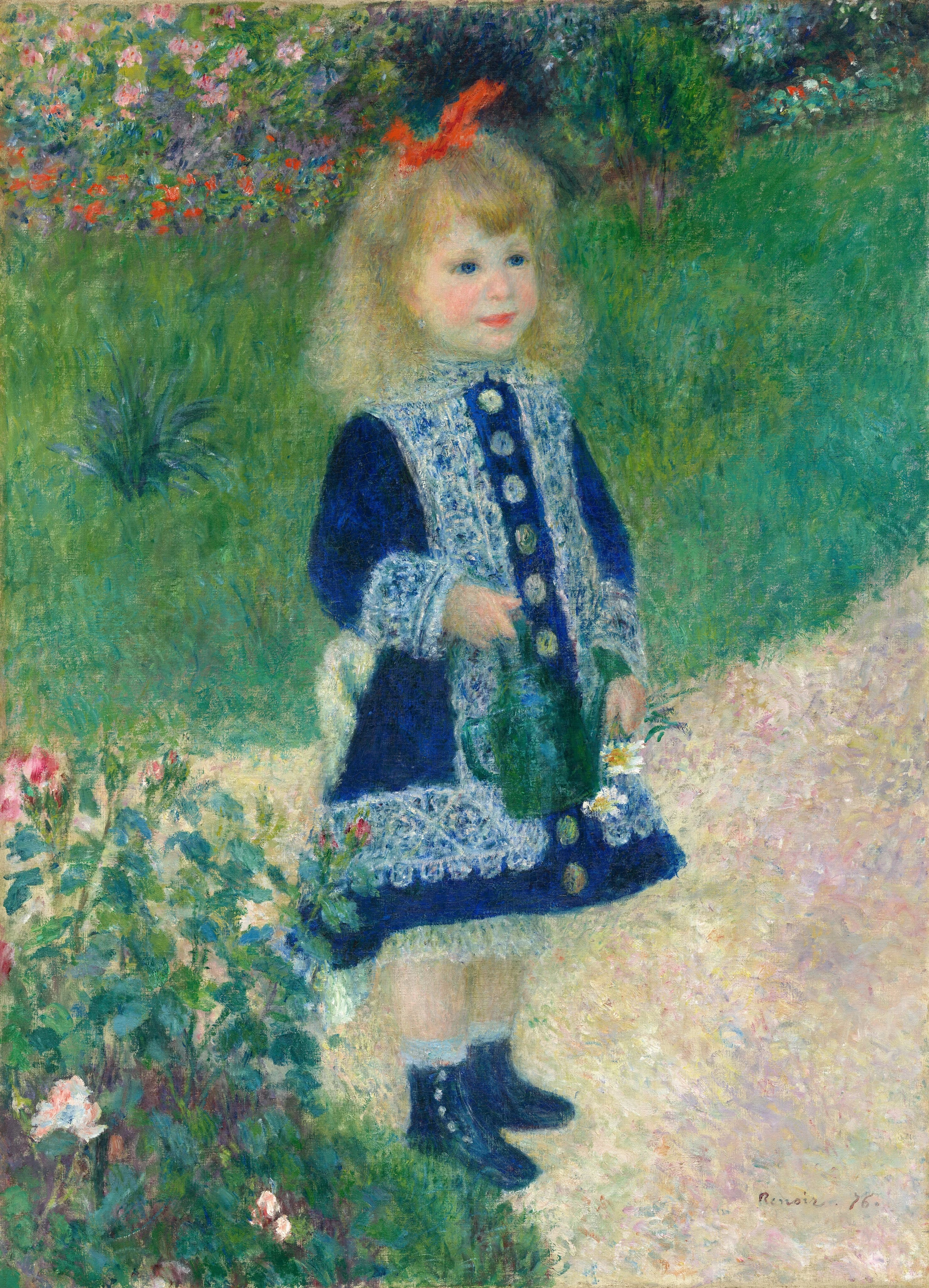 Meisje met gieter van Pierre-Auguste Renoir
