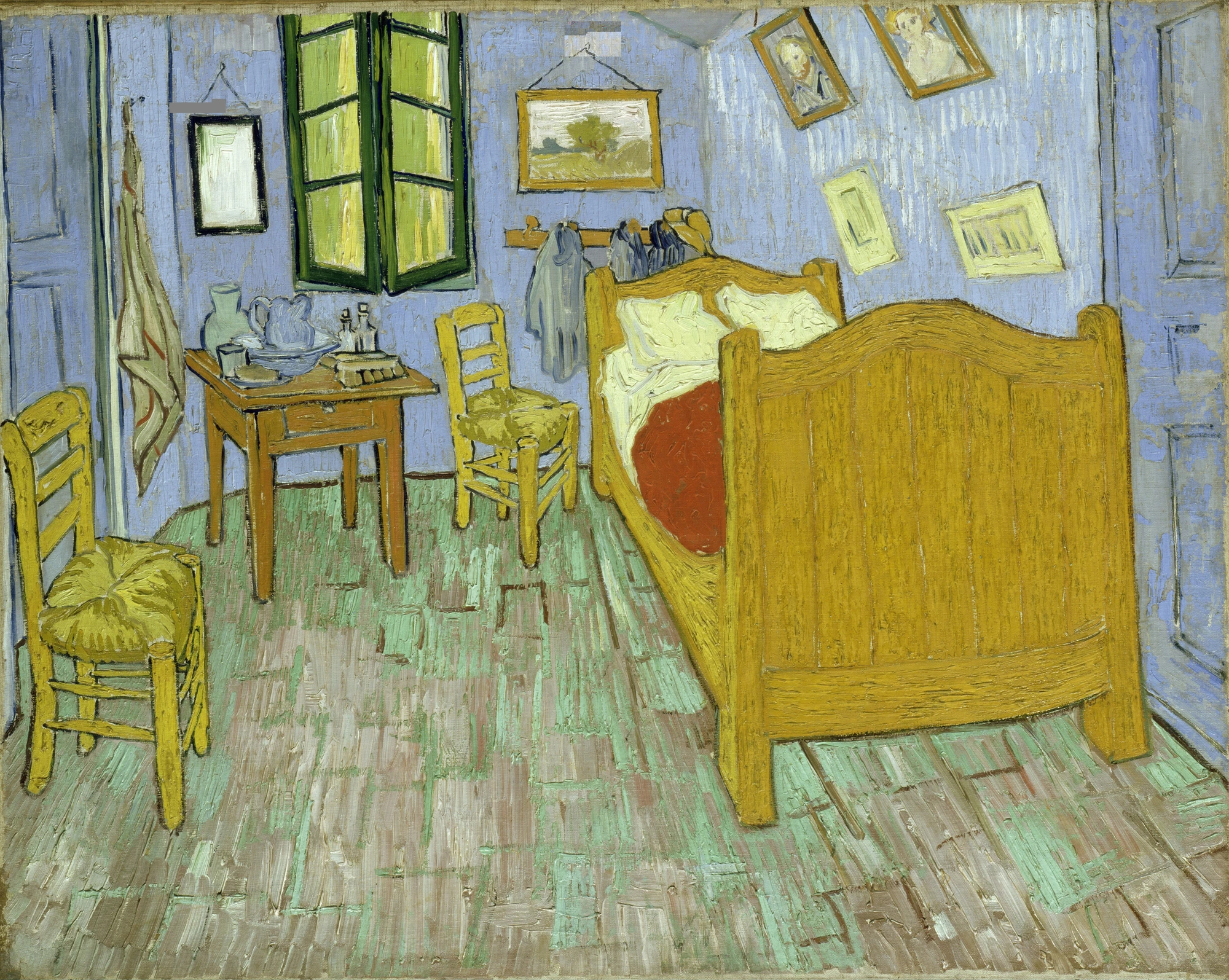 De slaapkamer van Vincent van Gogh