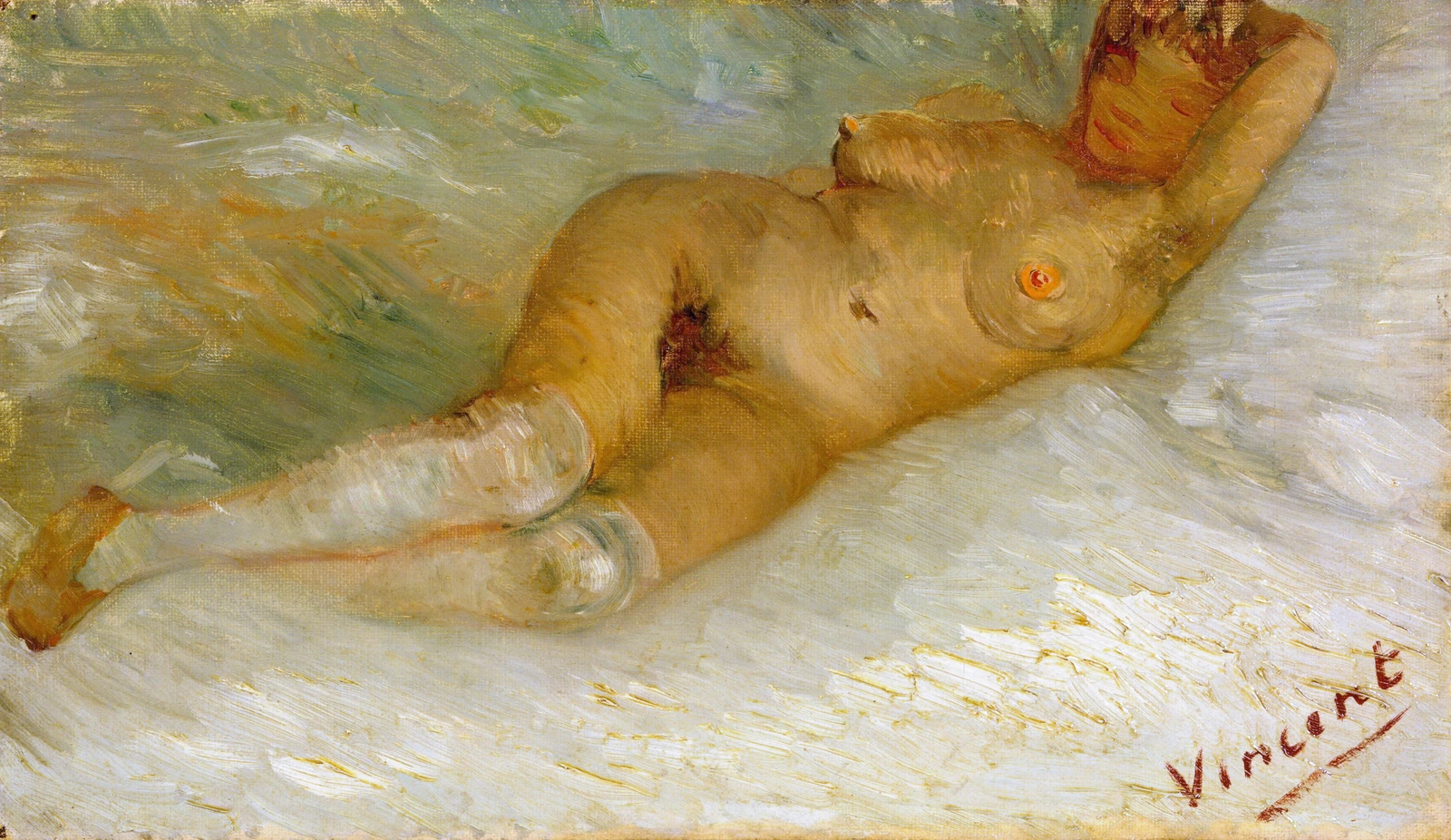 Nude Woman Reclining van Vincent van Gogh